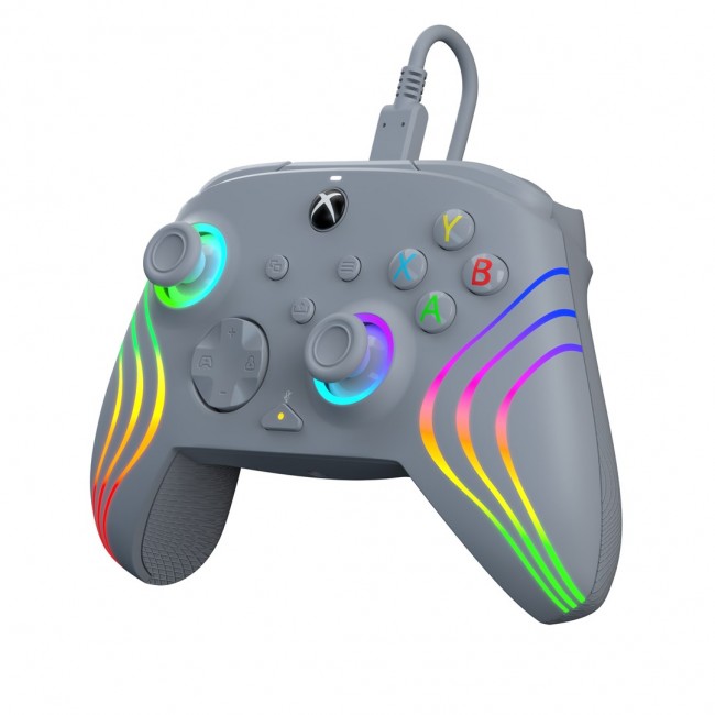 PDP Afterglow Wave Grey USB Gamepad Analogue / Digital PC, Xbox One, Xbox Series S, Xbox Series X