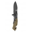 Commander Rescue 101 INC Knife, Black/Tan