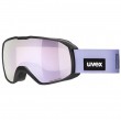Uvex xcitd CV winter sport goggles Black Unisex Lavender Spherical lens