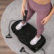 Extralink Moonwalk Spin Move Platofrma Wibracyjna do Cwiczen Fitness 200W czarna