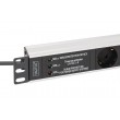 Digitus DN-95441 power distribution unit (PDU) 7 AC outlet(s) 1U Black, Silver