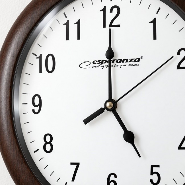 Esperanza EHC015W Mechanical clock Round Black, White Esperanza EHC015W Mechanical clock Round Black, White