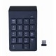 Gembird KPD-W-02 numeric keypad Notebook/PC Bluetooth Black