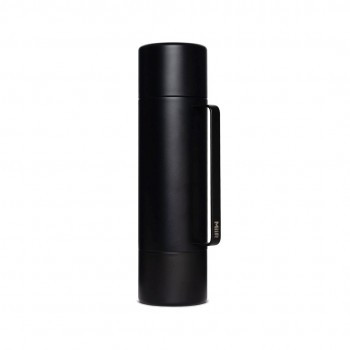 Thermos MiiR with two cups Tomo 1 liter Black