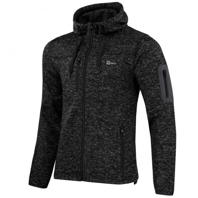 Men's sweatshirt Bjorn Hohgant black-grey HE93460 S Men's sweatshirt Bjorn Hohgant black-grey HE93460 S