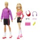 Barbie Fashionistas 2 Doll & 6 Accessories Set, Roller-Skating Theme, 65th Anniversary Barbie Fashionistas 2 Doll & 6 Accessories Set, Roller-Skating Theme, 65th Anniversary