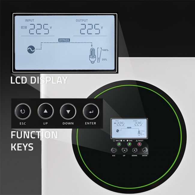 Hybrid solar inverter Off-Grid 3500W, Wi-fi Hybrid solar inverter Off-Grid 3500W, Wi-fi