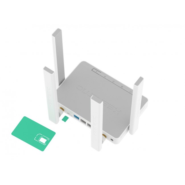 Keenetic Explorer 4G (KN-4910) AC1200 Mesh Wi-Fi 5 4G Modem Router with a 4-Port Smart Switch