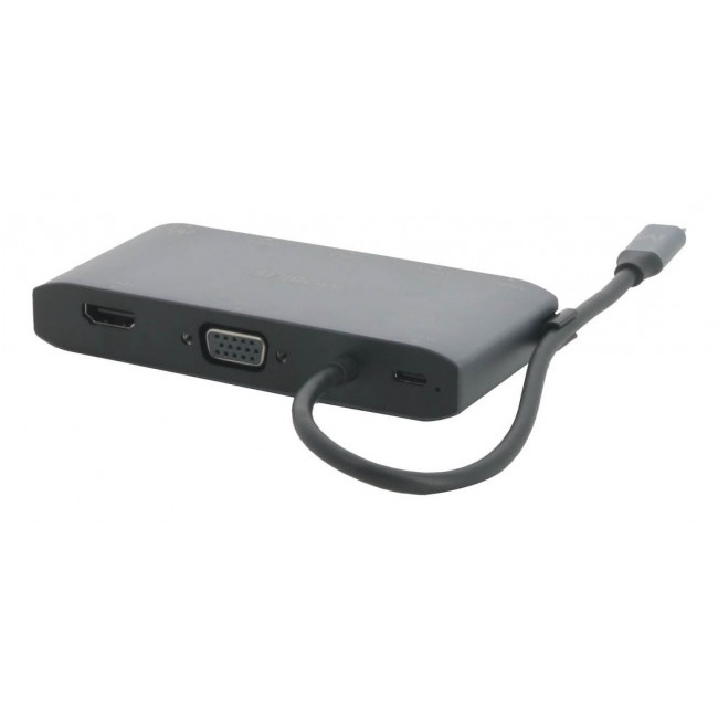 Mobilis 020027 laptop dock/port replicator Wired USB 3.2 Gen 1 (3.1 Gen 1) Type-C Grey