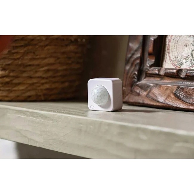 Shelly BLU Motion ZB PIR Motion Sensor Zigbee 3.0 Bluetooth 5 LE LUX CR2477, White Shelly BLU Motion ZB PIR Motion Sensor Zigbee 3.0 Bluetooth 5 LE LUX CR2477, White