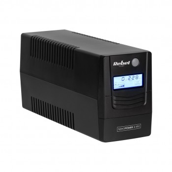 Rebel Nanopower Plus 850 UPS | Off-line | Sinusoida| 850VA | 480W | LCD | USB