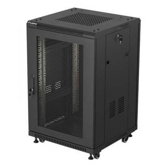 Lanberg FF01-6618-23B rack cabinet 18U Freestanding rack Black Lanberg FF01-6618-23B rack cabinet 18U Freestanding rack Black