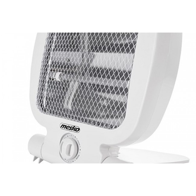 Mesko Home MS 7710 Indoor White 800 W Quartz electric space heater