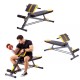 HMS Fitness LSR8311 Flat weight training bench Adjustable seat Home Black, Yellow HMS Fitness LSR8311 Flat weight training bench Adjustable seat Home Black, Yellow