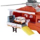 Matchbox Action Drivers Rescue Helicopter,16-In Large-Scale Helicopter with 1:64 Scale Die-Cast Toy Ambulance