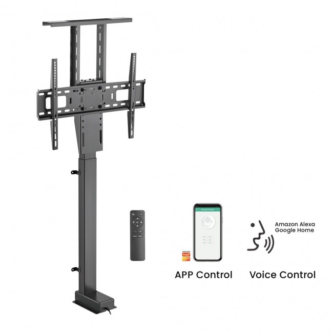 Maclean MC-866T Smart Motorized Electric TV Lift TUYA Mobile App Floor Mount Bracket Alexa Google Home 37''-80'' 60kg Cabinet VESA (EU plug) Maclean MC-866T Smart Motorized Electric TV Lift TUYA Mobile App Floor Mount Bracket Alexa Google Home 37''-80'' 60kg Cabinet VESA (EU plug)