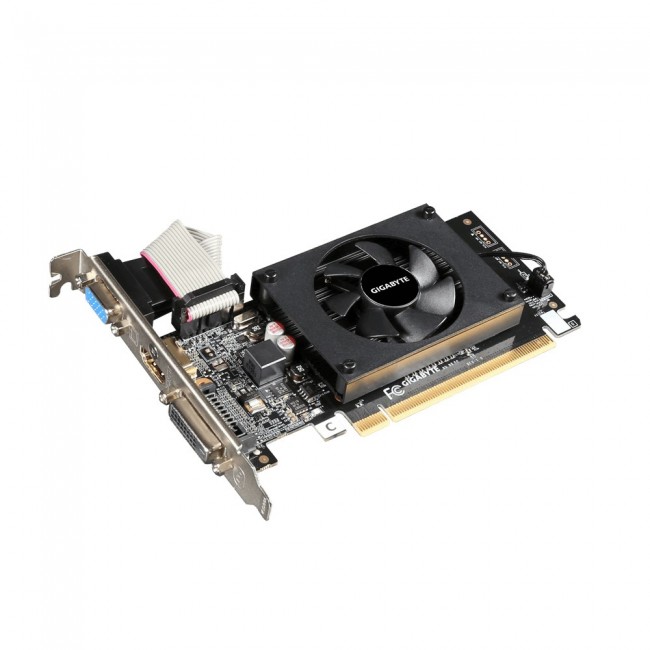 GIGABYTE GV-N710D3-2GL graphics card NVIDIA GeForce GT 710 2 GB GDDR3 GIGABYTE GV-N710D3-2GL graphics card NVIDIA GeForce GT 710 2 GB GDDR3