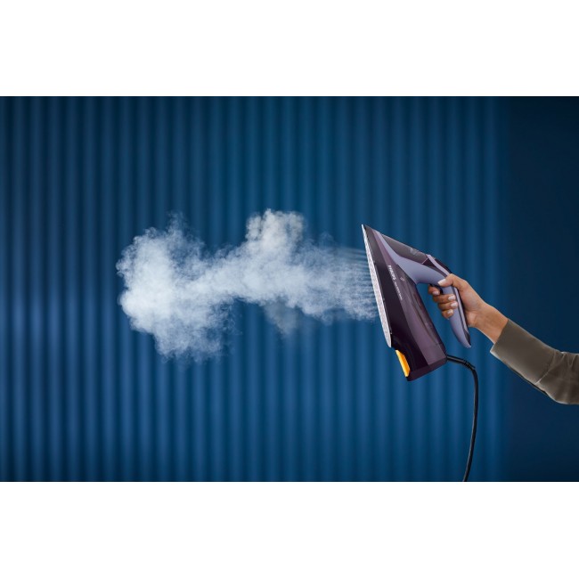 Philips | DST8021/30 | Steam Iron | Continuous steam 55 g/min | Steam boost performance 240 g/min | Purple
