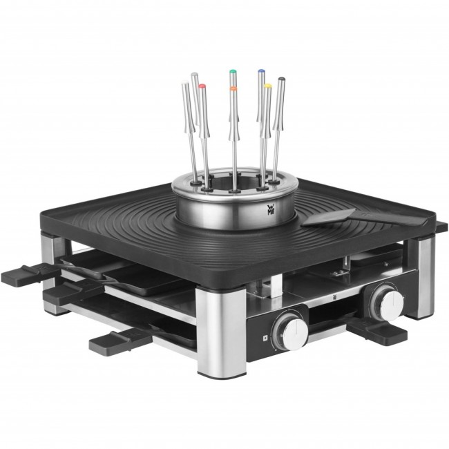 WMF Lumero 0415480011 raclette grill 8 person(s) 1960 W Black, Stainless steel