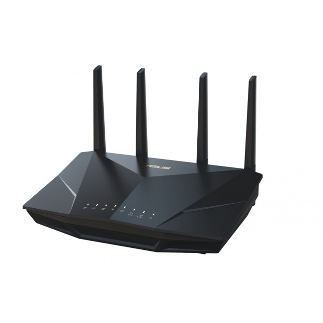 ASUS RT-AX5400 wireless router Gigabit Ethernet Dual-band (2.4 GHz / 5 GHz) Black ASUS RT-AX5400 wireless router Gigabit Ethernet Dual-band (2.4 GHz / 5 GHz) Black