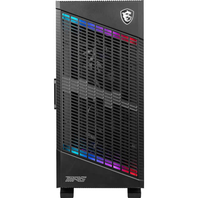 MSI MPG VELOX 100P AIRFLOW Mid Tower Gaming Computer Case 'Black, 3x 120mm Fan + 1x 120mm ARGB Fan, ARGB light strip, USB Type-C, 1x Tempered Glass, Center, E-ATX, ATX, mATX, mini-ITX' MSI MPG VELOX 100P AIRFLOW Mid Tower Gaming Computer Case 'Black, 3x 120mm Fan + 1x 120mm ARGB Fan, ARGB light strip, USB Type-C, 1x Tempered Glass, Center, E-ATX, ATX, mATX, mini-ITX'