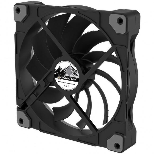 Alpenf hn Wing Boost 3 ARGB 140mm High Speed - Fan black, 3 pc(s)