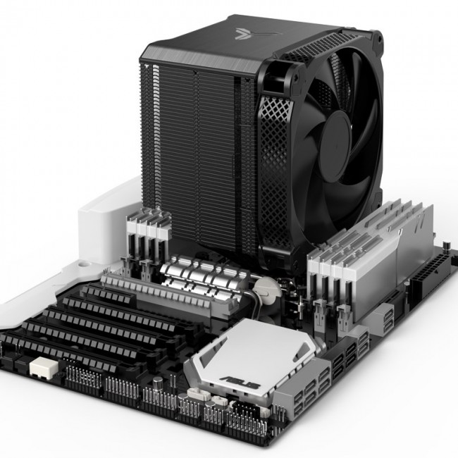 Jonsbo HX6250 Processor Heatsink/Radiator 14 cm Black 1 pc(s)