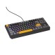 GENESIS Thor 230 TKL keyboard Gaming USB + RF Wireless + Bluetooth QWERTY Black, Grey, Orange