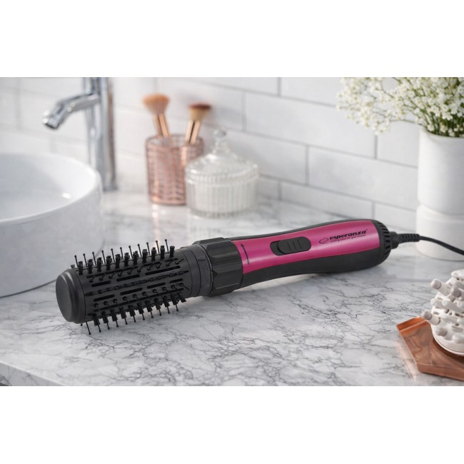 Esperanza EBL008 hair styling tool Hot air brush Black,Red 1.8 m 1000 W
