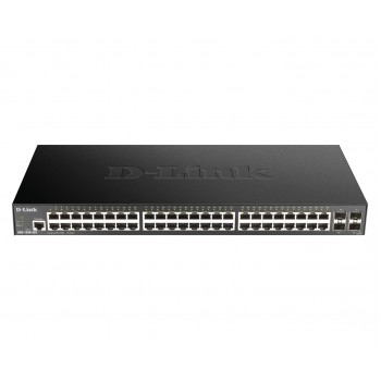D-Link DGS 1250-52X - Switch - Smart - 48 x+ 4 10 Gigabit SFP+ - Switch - Fiber Optic