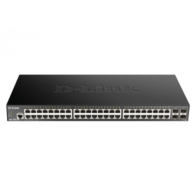 D-Link DGS 1250-52X - Switch - Smart - 48 x+ 4 10 Gigabit SFP+ - Switch - Fiber Optic D-Link DGS 1250-52X - Switch - Smart - 48 x+ 4 10 Gigabit SFP+ - Switch - Fiber Optic