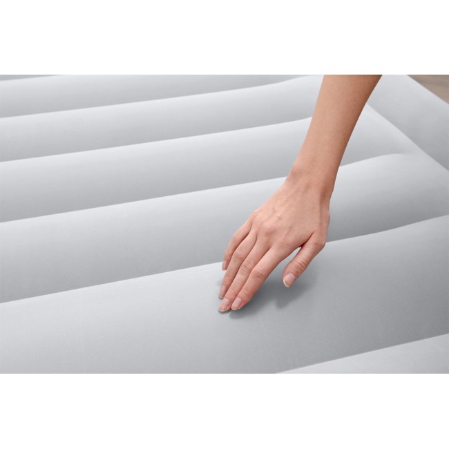 Bestway Tritech Air Mattress Queen with Built-in AC Pump and Antimicrobial Coating 2.03 m x 1.52 m x 51 cm