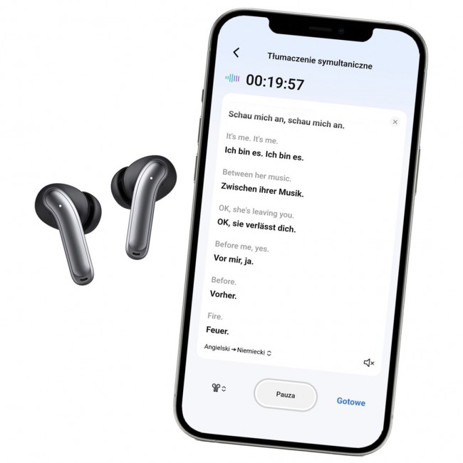 Audiocore wireless headphones, hybrid ANC, ENC, 6 microphones, charging case, Tuya, AC591 PRO