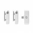 R DE Wireless Micro - 2-channel digital wireless system, Lightning, white
