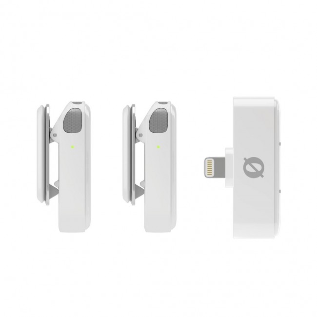 R DE Wireless Micro - 2-channel digital wireless system, Lightning, white