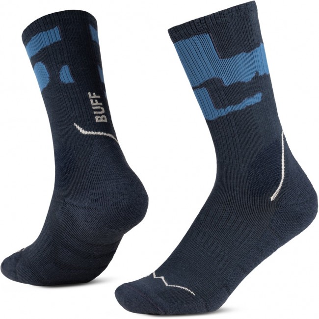 BUFF MW Crew Socks MWC2, Night Blue L