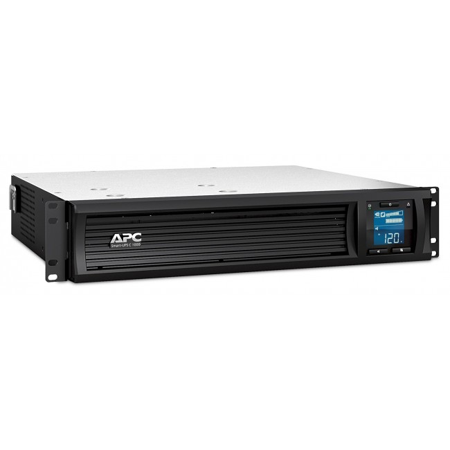 APC Smart-UPS C, Line Interactive, 1000VA, Rackmount 2U, 230V, 4x IEC C13 outlets, SmartConnect port, USB and Serial communication, AVR, Graphic LCD