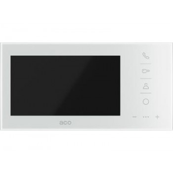 ACO GLASS-PRO-7 WH Monitor Familio COMO PRO 7 inch