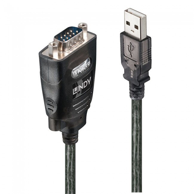 Lindy USB to Serial Converter with COM Retention Lindy USB to Serial Converter with COM Retention