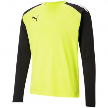 Puma teamPACER GK LS men's goalkeeper sweatshirt yellow-black 704933 42 S