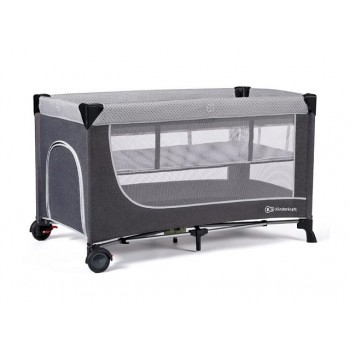 KinderKraft travel cot LEODY grey