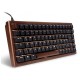 Sharkoon 100068081 keyboard Home USB QWERTZ German Black, Wood