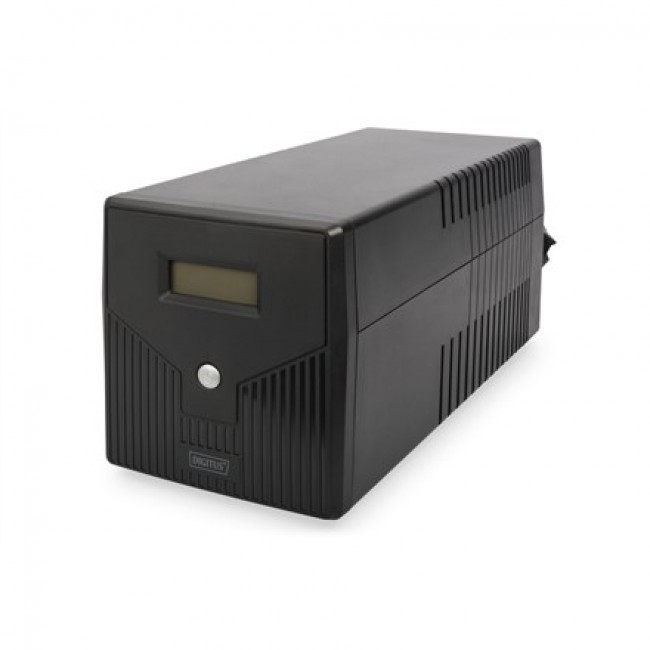 Digitus | Line-Interactive UPS | Line-Interactive UPS DN-170076, 2000VA/1200W 12V/9Ah x2 battery, 4x CEE 7/7, USB, RS232, RJ45,LCD, Simulated sine wave, 198 x 158 x 380 mm, Weight: 10.5 kg | 2000 VA | 1200 W | V