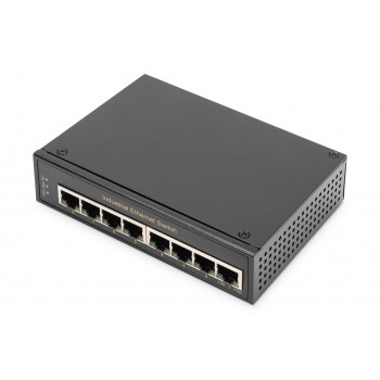 Digitus 8 port Gigabit Ethernet network switch, industrial, unmanaged