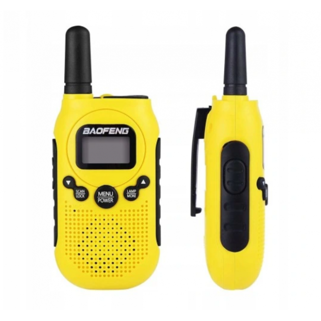 Walkie-Talkie Baofeng BF-T6 Panda Yellow, 2 pcs