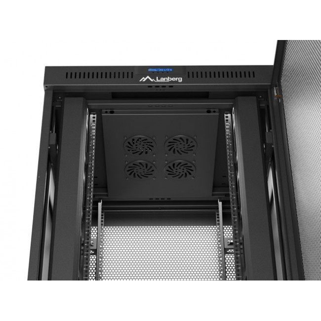 Lanberg FF01-8837-23BL rack cabinet 37U Freestanding rack Black Lanberg FF01-8837-23BL rack cabinet 37U Freestanding rack Black