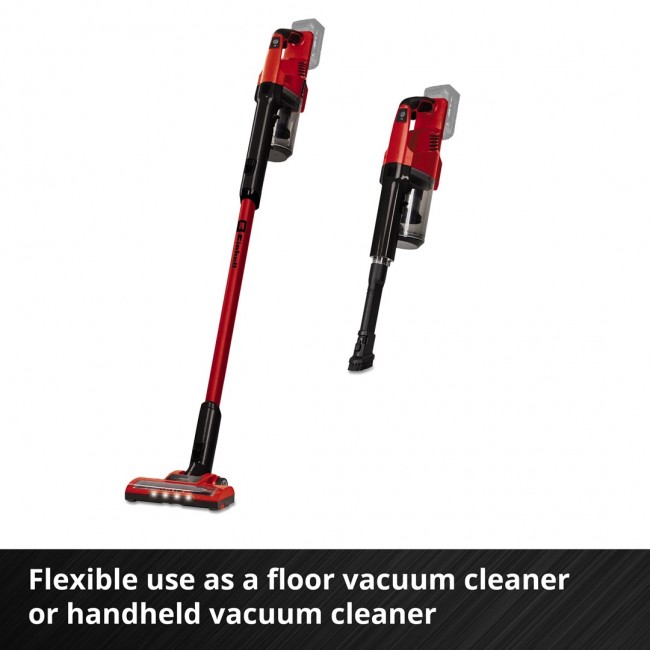 Einhell TE-SV 18 Li-Solo 2-in-1 stick vacuum Battery Dry Bagless Black, Red