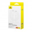 Baseus Superior USB C to USB C data cable 1 m 30 W White