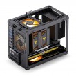 Jonsbo C6 MAX PC Case, Mini Case, Micro-ATX, Tempered Glass - black