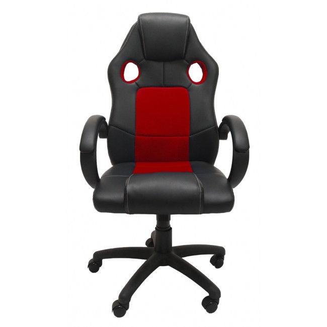 Topeshop FOTEL ENZO CZER-CZAR office/computer chair Padded seat Padded backrest